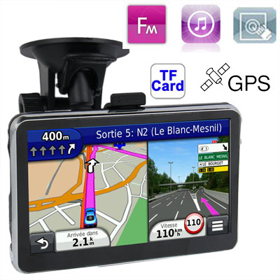 L2800 5.0 inch 480*272 Pixels TFT Touch Screen Car GPS NavigatorBuilt 4GB Memory and Map - Click Image to Close